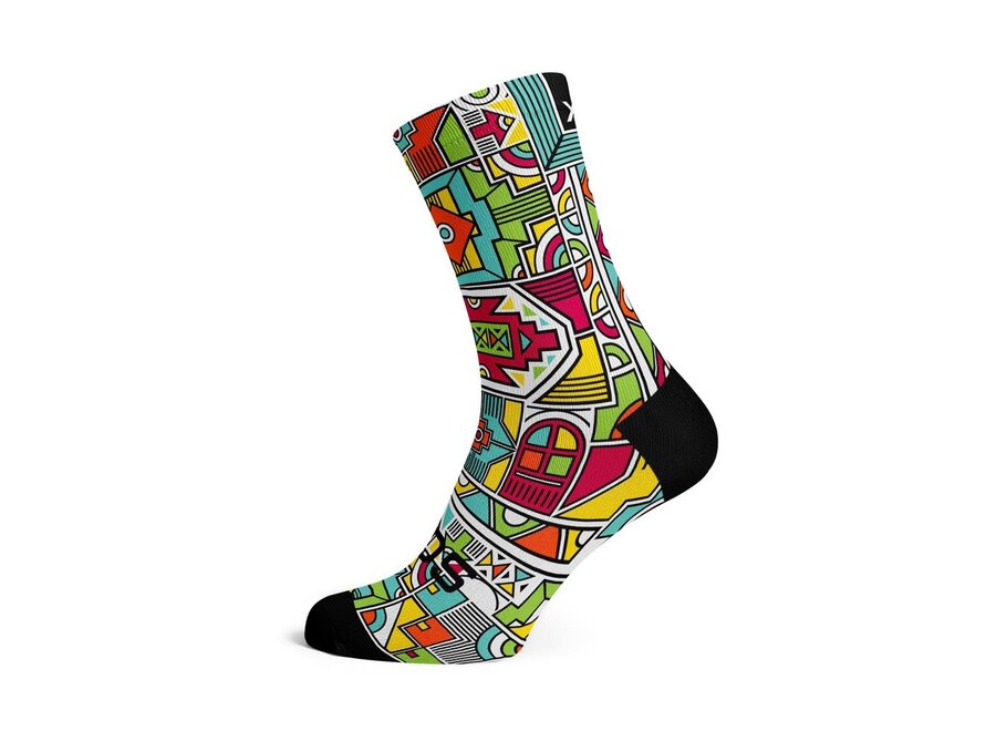 Sox Footwear Crew Socks - Ndebele 2.0
