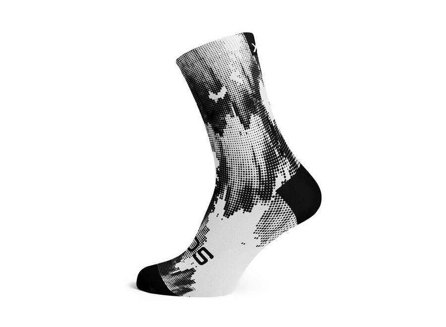Sox Footwear Crew Socks - White Gravel