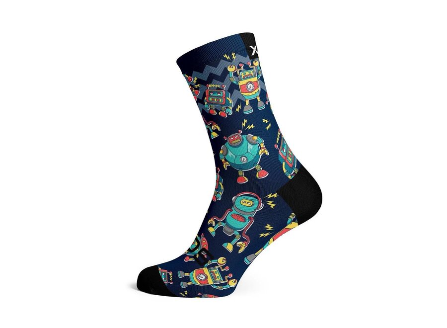 Sox Footwear Crew Socks - Robots