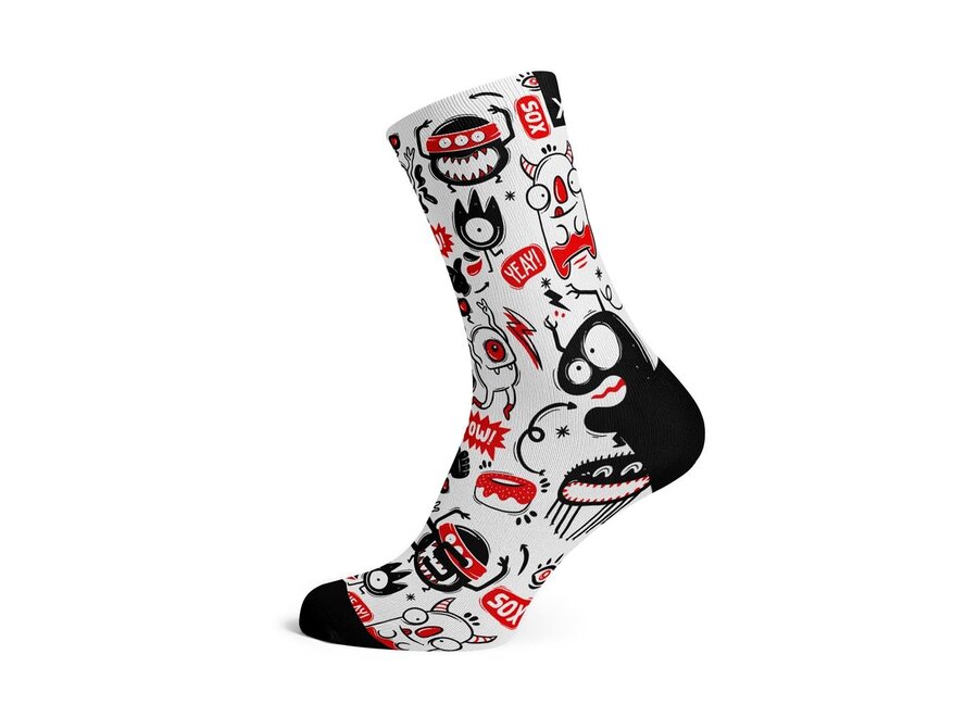 Sox Footwear Crew Socks - Monsters