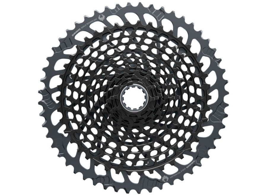 SRAM, XG-1295 X01 Eagle, Cassette, Speed: 12, 10-52T, Black