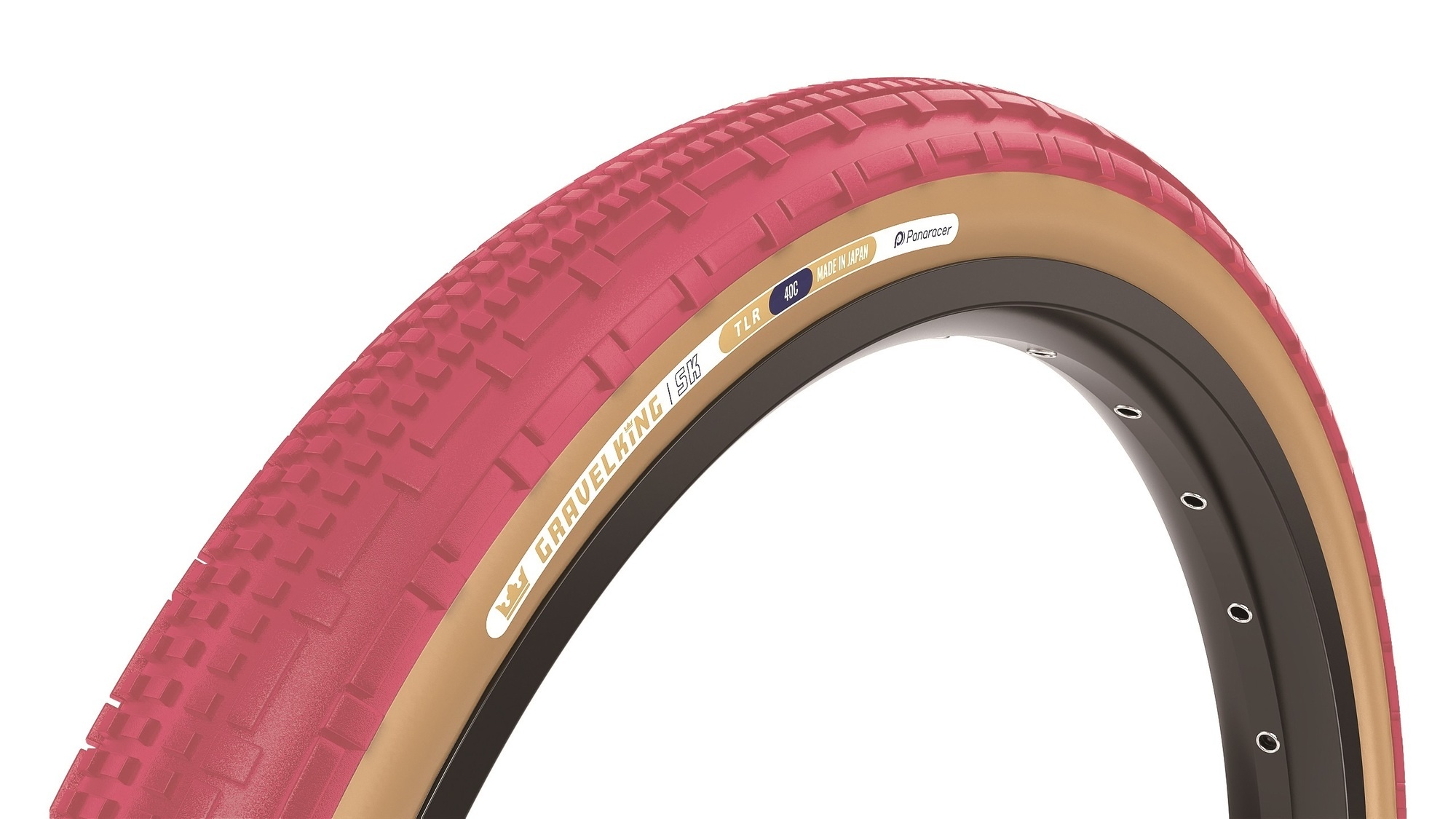 Panaracer GravelKing SS Tire - 700 x 45 Tubeless Folding Honey Butter/Brown