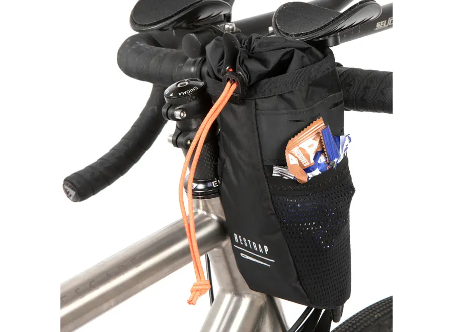 Restrap  Race Stem/ Handlebar Bag - 1.1L, Black
