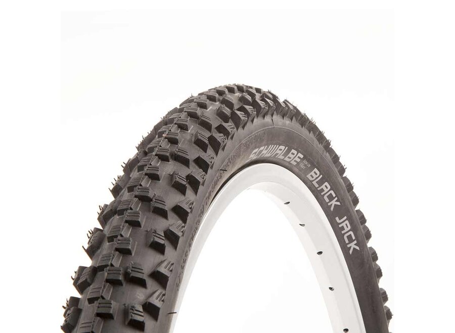 Schwalbe, Black Jack, Tire, 26''x2.25, Wire, Clincher, SBC, K-Guard, 50TPI, Black