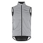 Craft Adv Essence Lumen Men's Wind Vest - Silver Reflective/Black