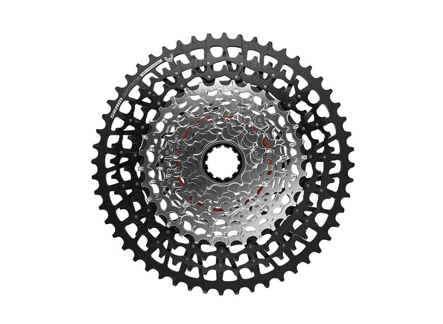 SRAM, XS-1275 GX Eagle T-Type, Cassette, Black, Speed: 12, 10-52T, XD