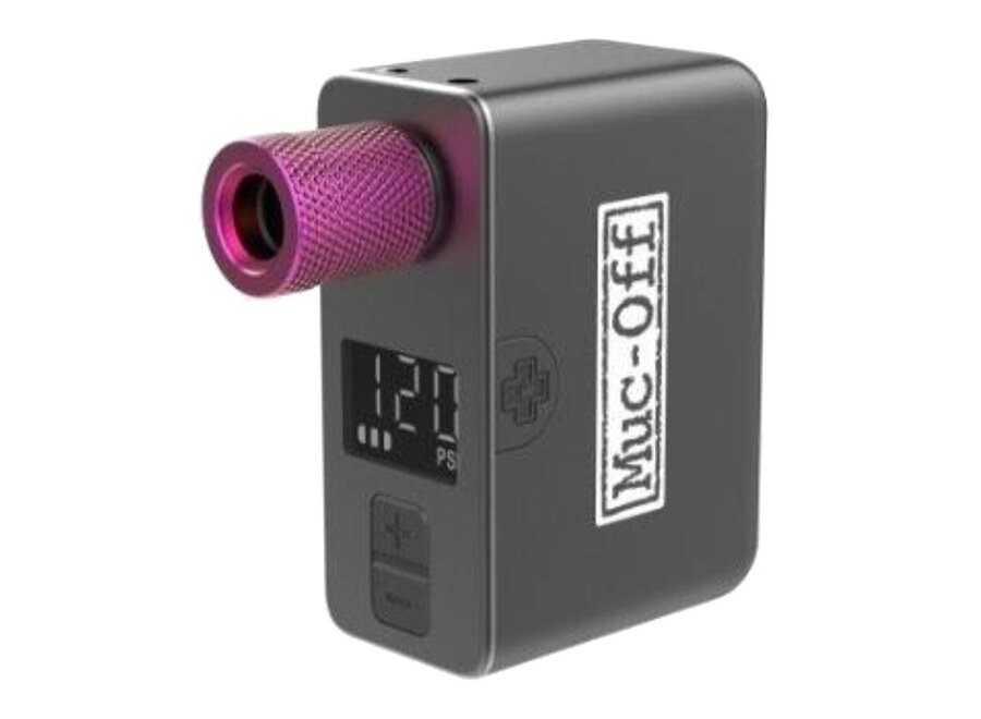 Muc-Off, Airmach Electric Mini Inflator Pro, Pump, 100psi, Universal, Black