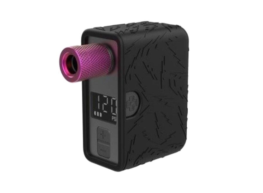 Muc-Off, Airmach Electric Mini Inflator Pro, Pump, 100psi, Universal, Black