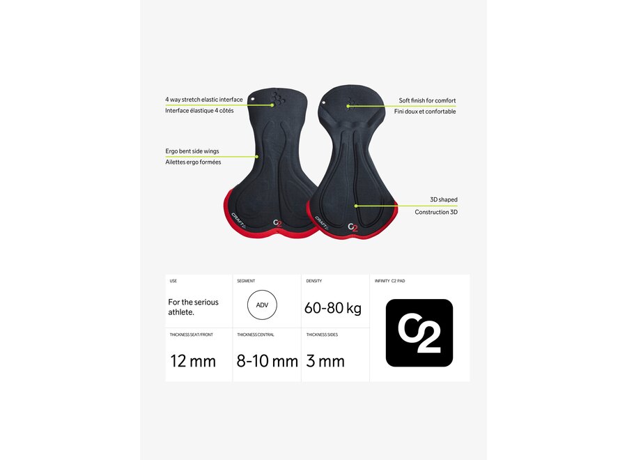 Craft Adv Endur Men's Bib Short - Med