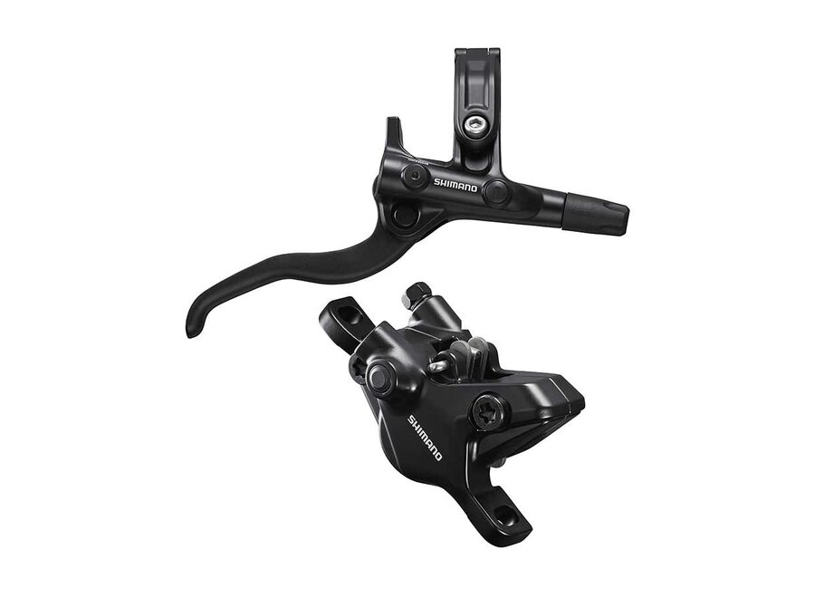 Shimano, Deore BL-M4100 / BR-MT410, MTB Hydraulic Disc Brake, Rear, Post mount, Disc: Not included, Black