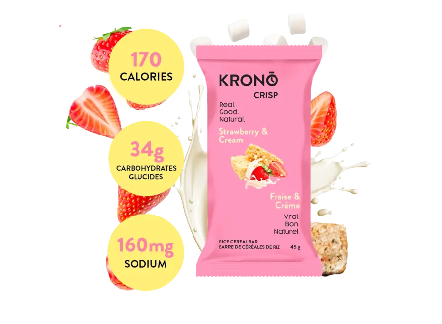 Krono Stawberry   &   Cream   Energy   Rice   Cake