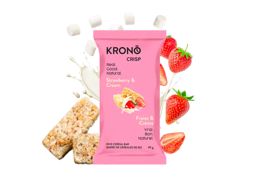 Krono Stawberry   &   Cream   Energy   Rice   Cake