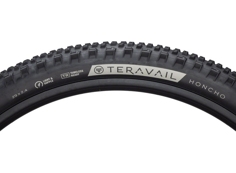 Teravail Honcho, Tubeless Tire , Folding, Black, Durable, Grip Compound