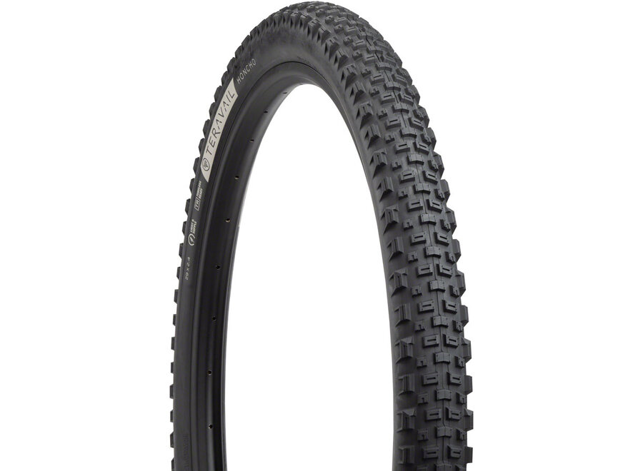 Teravail Honcho, Tubeless Tire , Folding, Black, Durable, Grip Compound