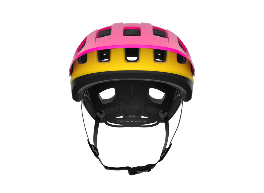 POC Cularis Pure Helmet - Rhos Red Matt/Citrine Yellow Matt