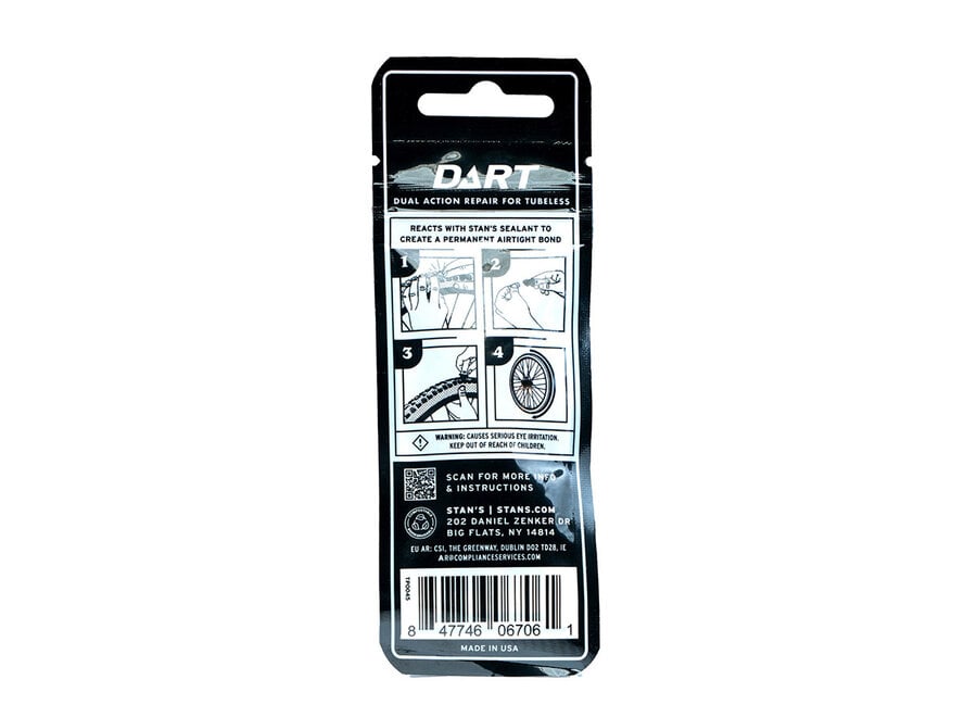 Stans No Tubes, DART Refill, Tubeless Repair