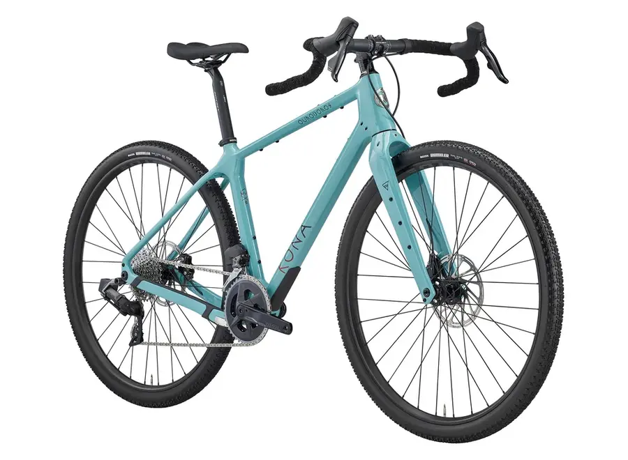 Kona Ouroboros CR/DL - Gloss Harbor Grey w/ Plum & Bloodstone Decals