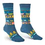 Bridgedale Ski Merino Over Calf Junior Socks - 2 Pack - Blue