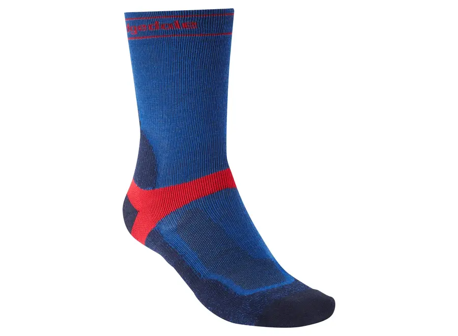 Bridgedale Men's MTB Mid-Season Weight T2 Merino Sport Boot Socks - Blue