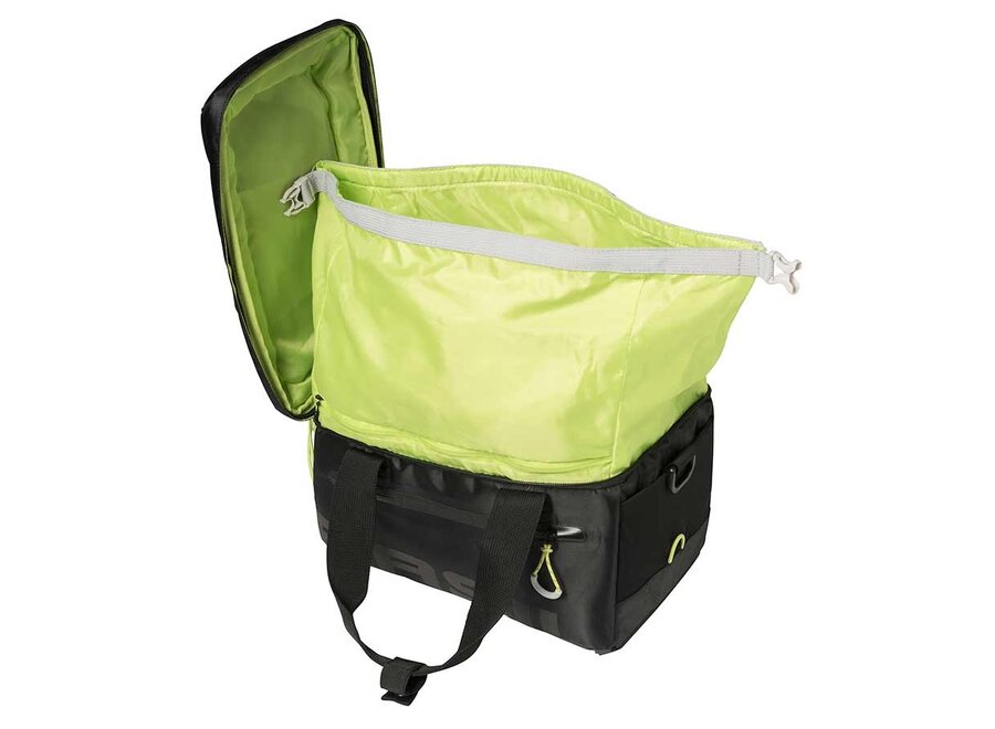 Basil, Miles, Trunk Bag, 7L, Black/Lime