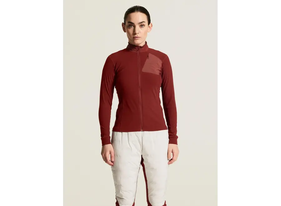 Craft Speed FX Midlayer Women's Jacket- Dark Red