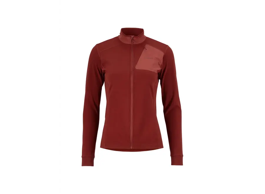 Craft Speed FX Midlayer Women's Jacket - Dark Red