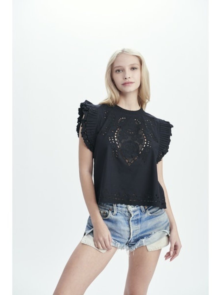 Love The Label Beatrice Eyelet Top