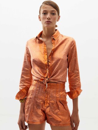 Lanhtropy Metallic Frida Shorts