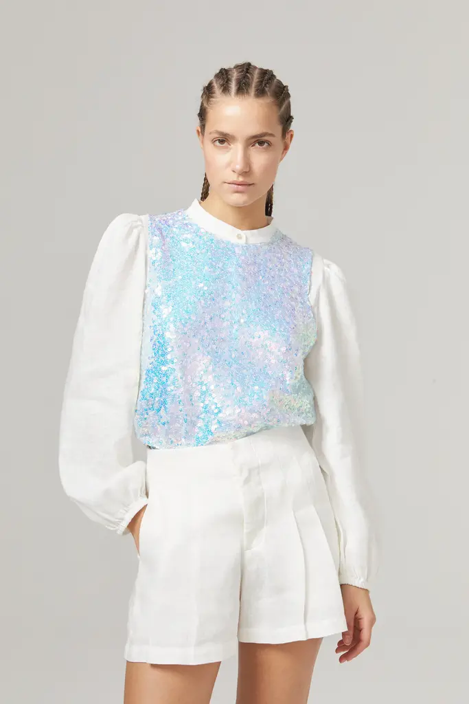 Lanhtropy Mermaid Sequin Top