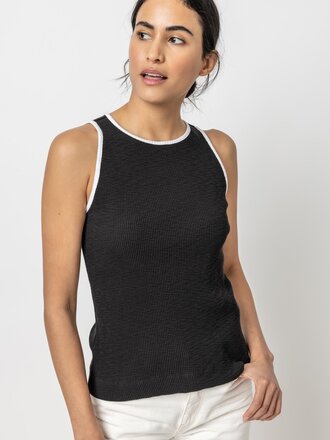 Lilla P Contrast Binding Tank