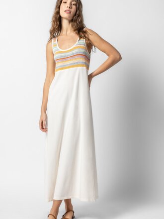 Lilla P Crochet Insert Maxi Dress
