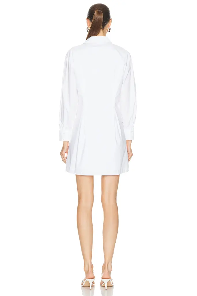 Frame Pleated Shirt Dress