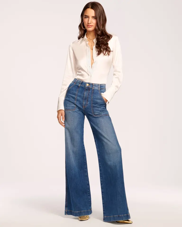 Ramy Brook Theodora Wide Leg Jean