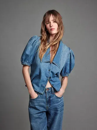 Frame Denim Sailor Blouse