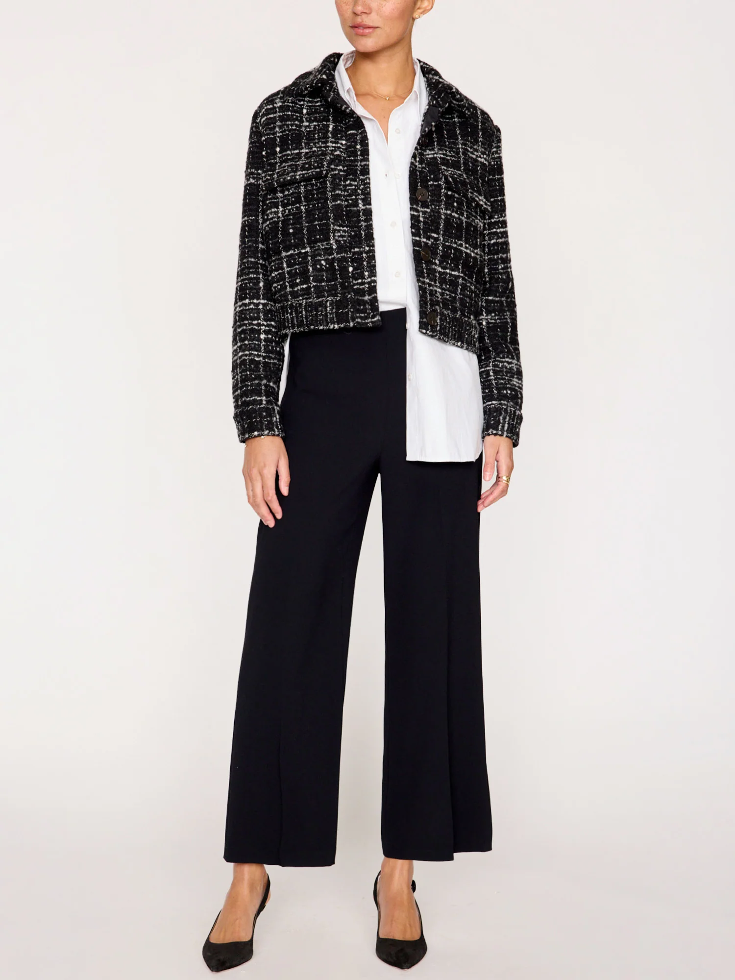 Tweed Cropped Jacket - Grove Hill ATX Tweed Cropped Jacket - Grove Hill ATX