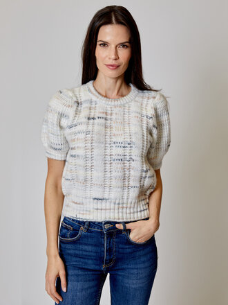 Design History Short Sleeve Crew Sweater