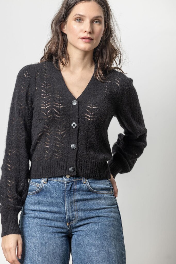 Lilla P Full Sleeve Cardigan Sweater
