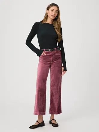Paige Anessa Velvet Trouser