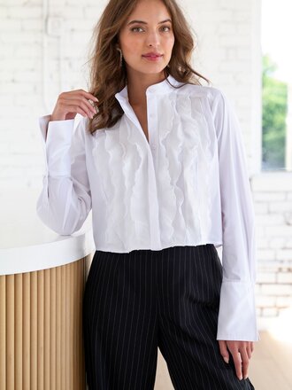 Finley Raffaele Ruffle Shirt