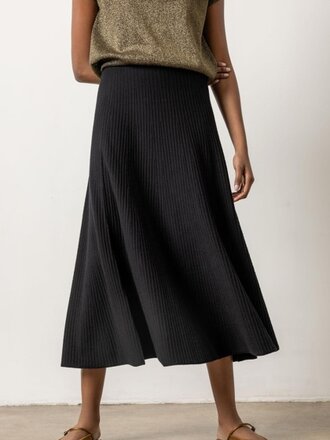 Lilla P Flared Sweater Skirt