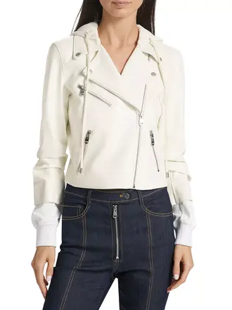 Cinq A Sept Vegan Leather Evie Jacket