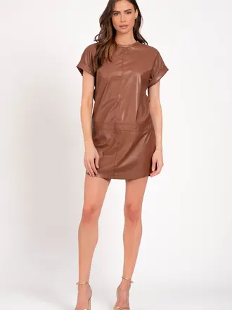 Lavender Brown Adley Dress