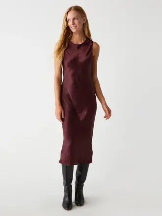Michael Stars Seema Bias Tank Midi Dress