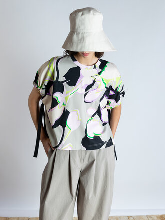 Psophia Printed Tie Tee