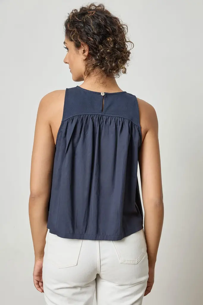 Lilla P Mixed Media Tank