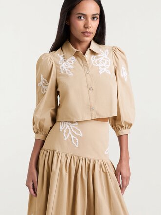 Cinq A Sept Trailing Peonies Tilda Top