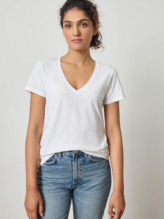 Lilla P Short Sleeve V-Neck