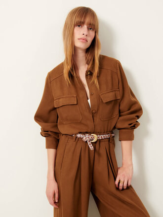 Sessun Guggen Patch Pocket Shirt