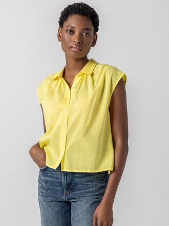 Lilla P Short Sleeve Button Down
