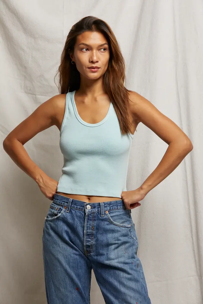 Perfect White Tee Blondie Tank